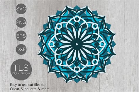 Discover the Beauty of 3D Layered Mandala SVG Free Files: Perfect for Unique and Eye-Catching Designs!